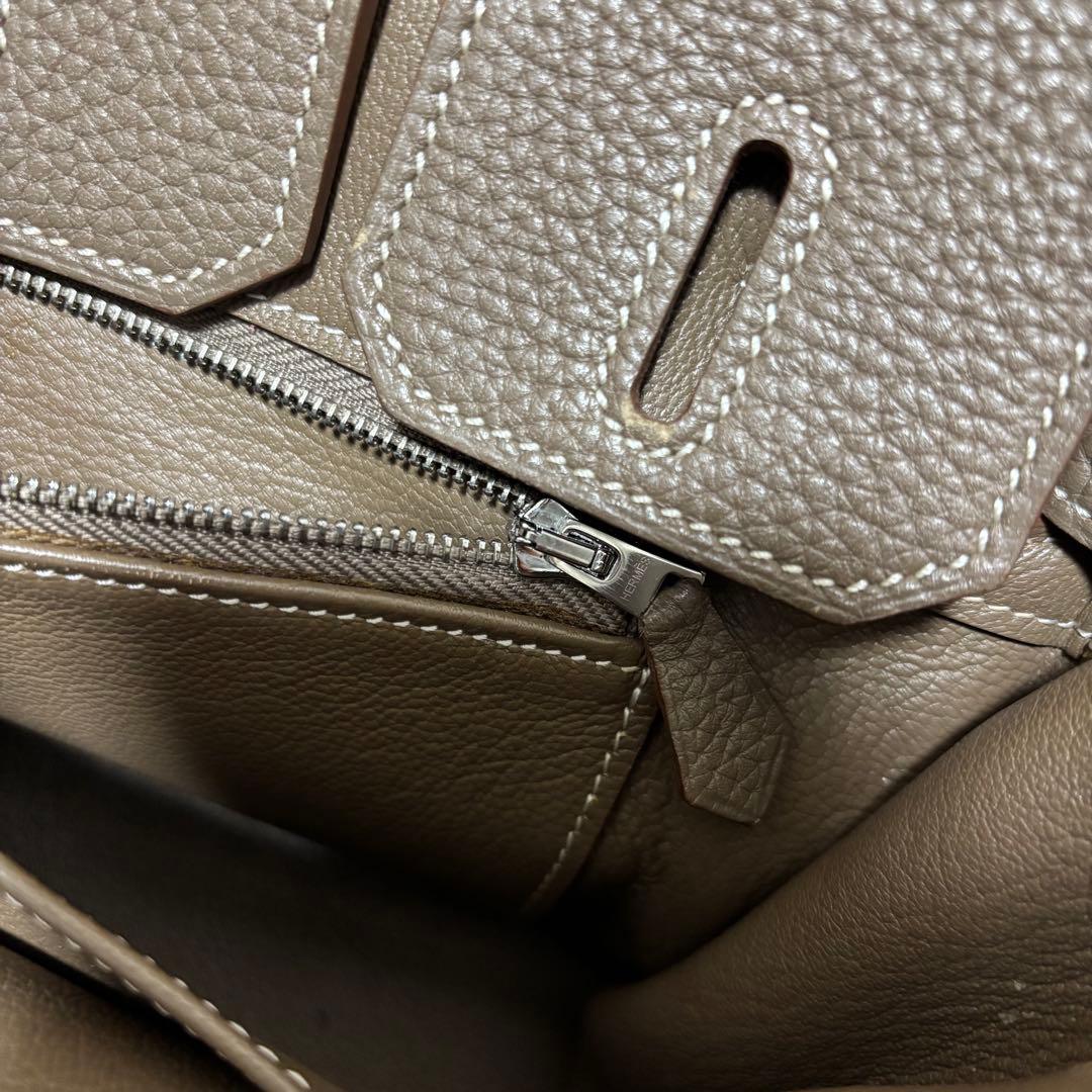 ハンドバック グレージュ エトゥープ 30