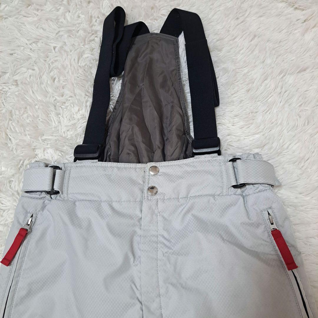 デサント/スノーウェア/上下セット/ホワイト/サイズO【a-18】