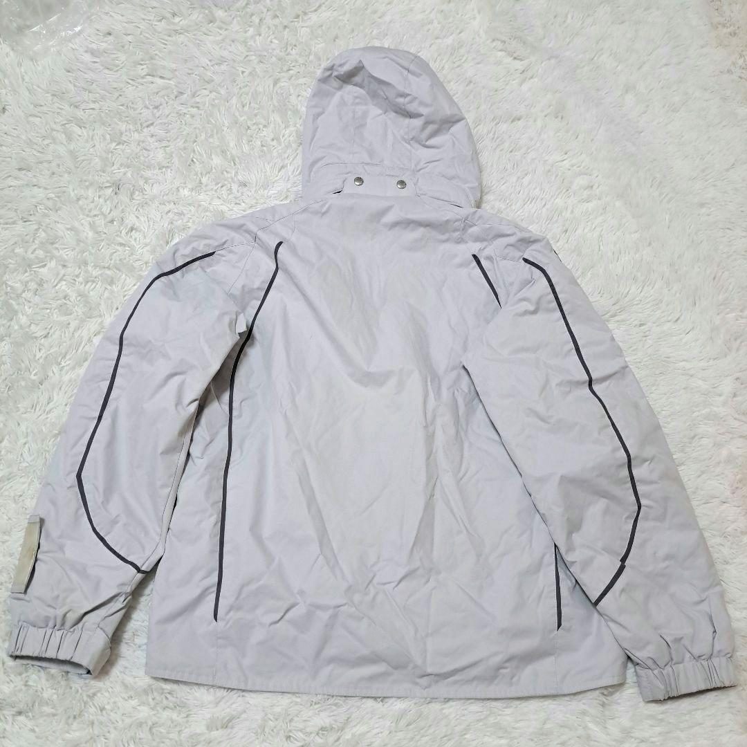 デサント/スノーウェア/上下セット/ホワイト/サイズO【a-18】