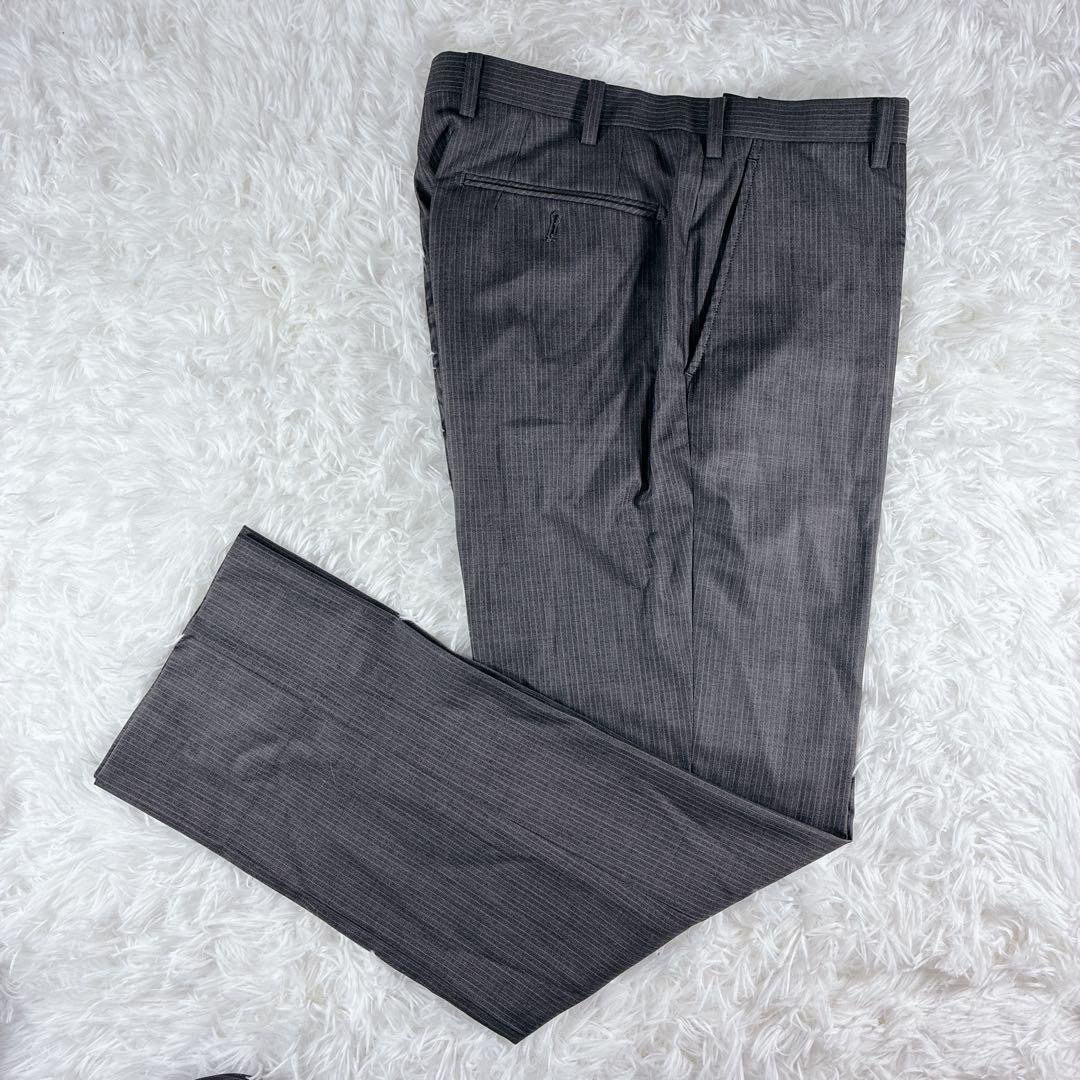 美品 バーバリーブラックレーベル グレー スーツ セットアップ 38R 日本製