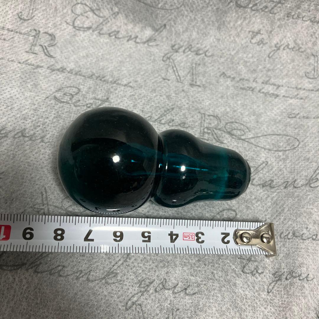 津軽びぃどろ　吹きガラス　カラフェ　　デキャンタ　水差し　首巻き　民藝