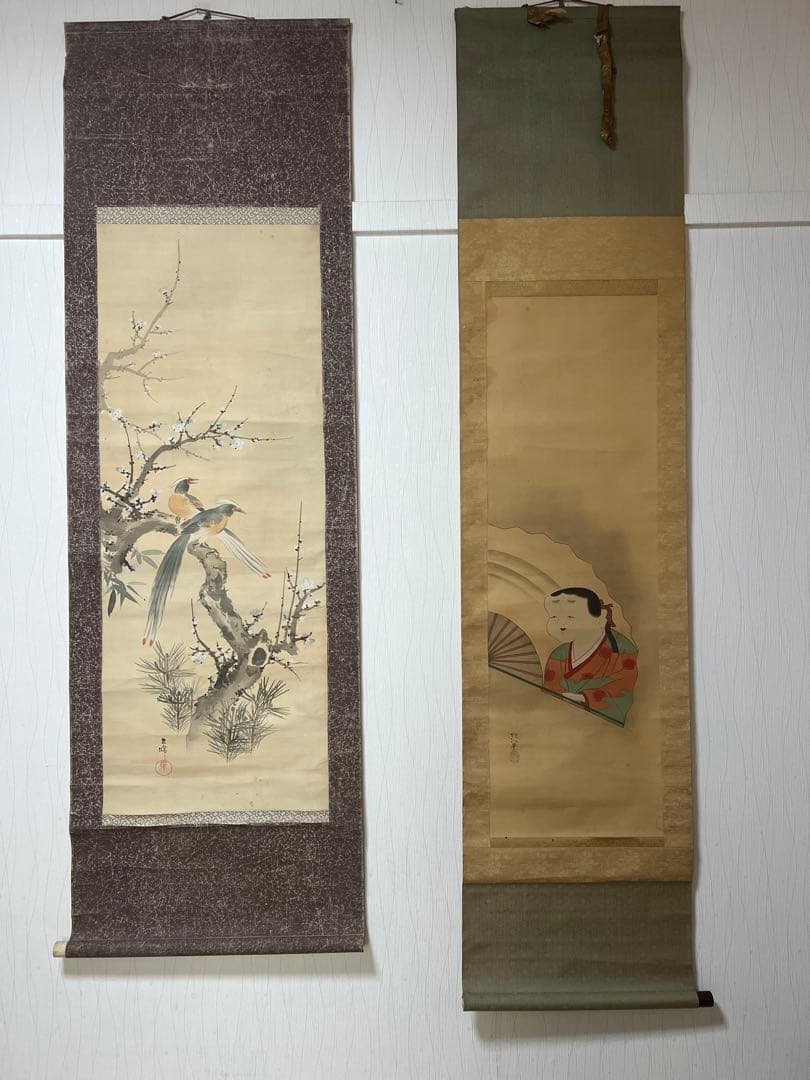 m*m様 掛軸まとめて38本 日本画 書 山水　花鳥　茶掛など！