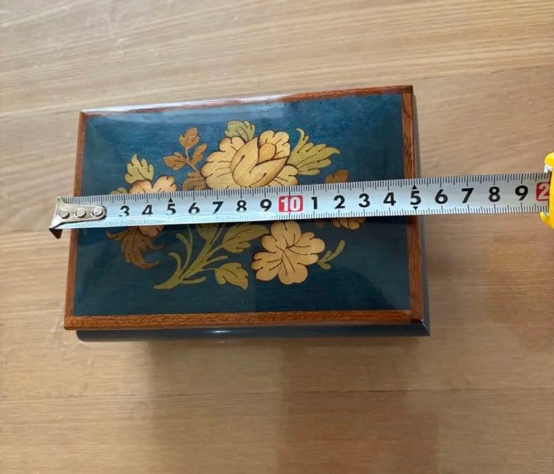 sale❣️未使用ビンテージ イタリア製象嵌細工オルゴールMARIORITA動作品