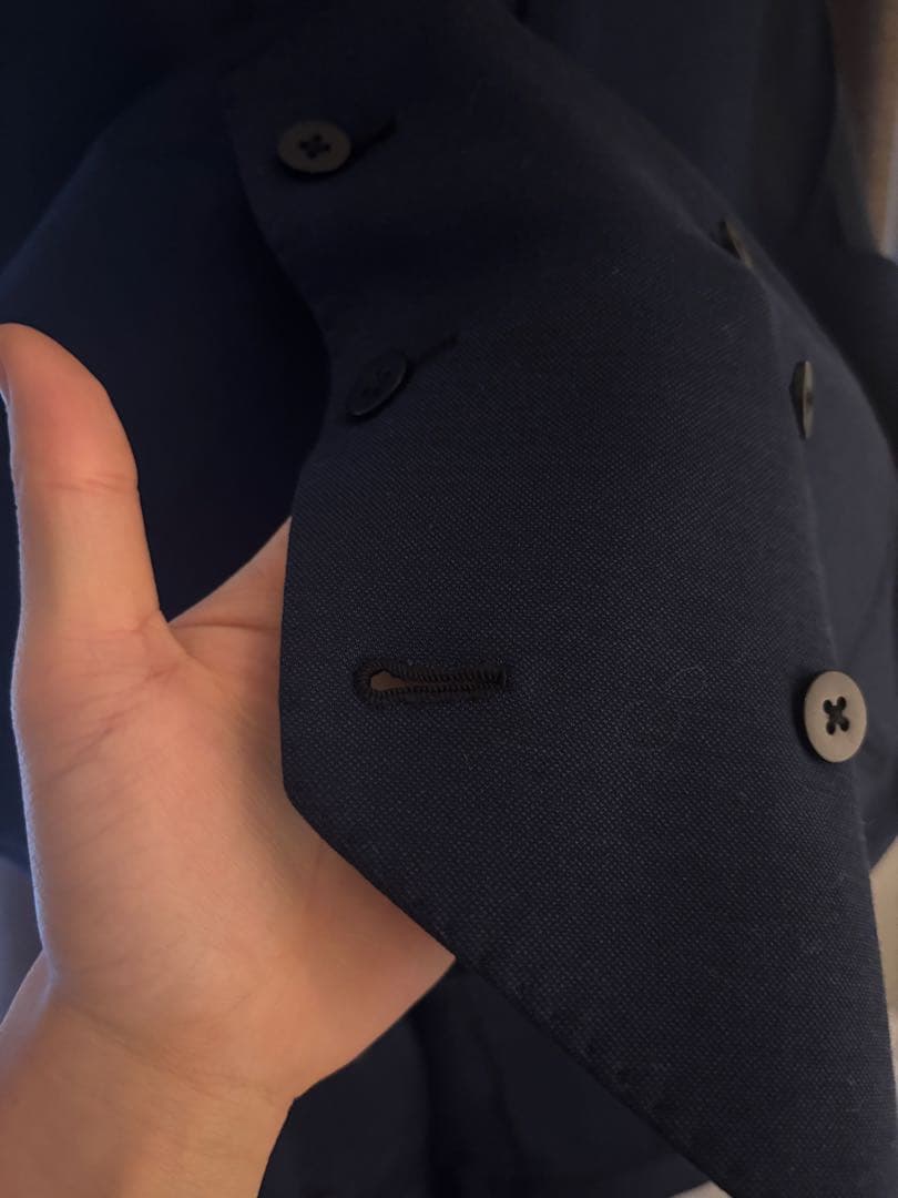 Delta　Sciamat ネイビー　3ピース　スーツ