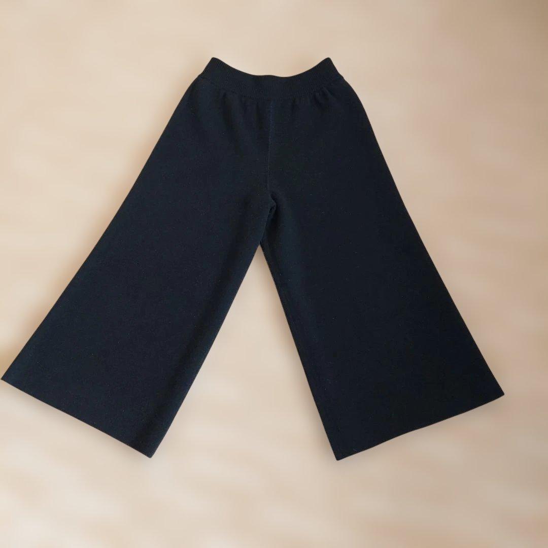 佐藤繊維 iines M.&KYOKO ニットパンツ　リバーシブル