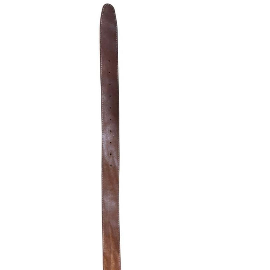 acne studios コニャックブラウン カメオバックル レザー　ベルト