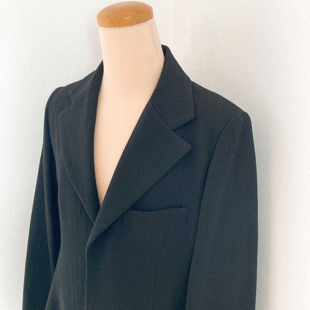 Y's ワイズ ボタンレス ジャケット ウール 日本製 ヨウジヤマモト