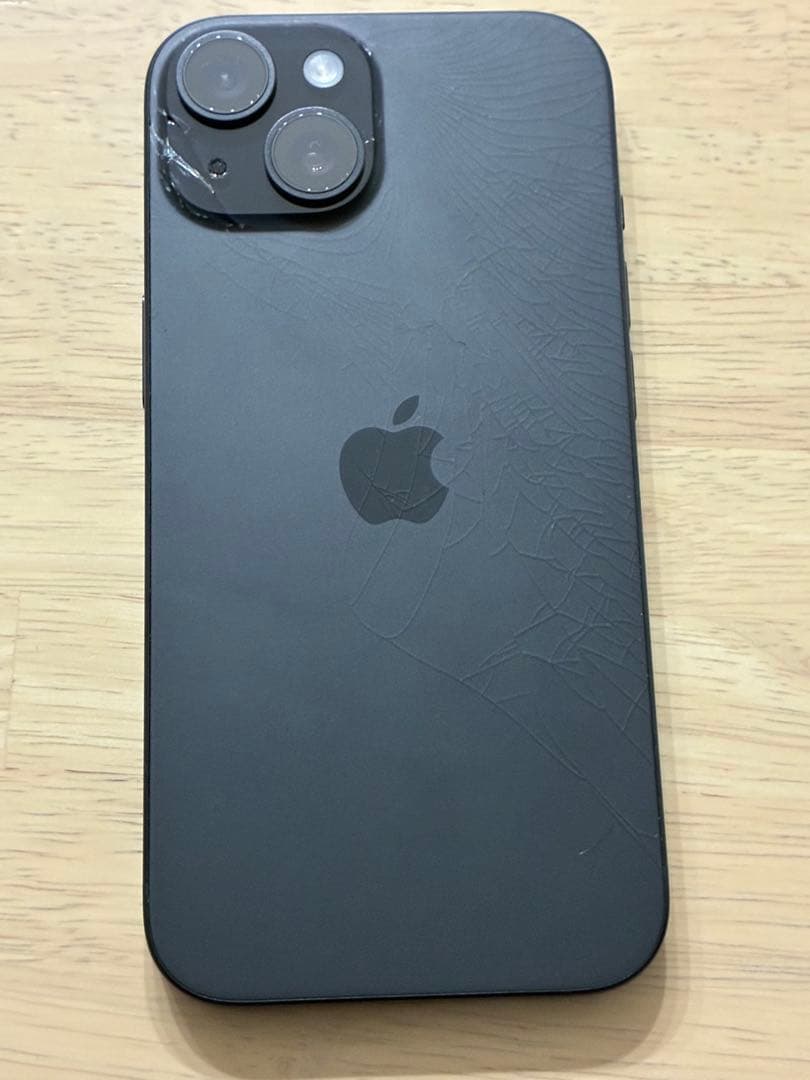 Apple iPhone 15 256GBブラック 本体 充電ケーブル付き