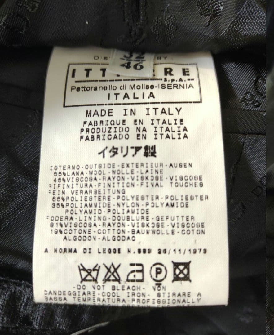 極美品　DOLCE&GABBANA　ドルガバ　スーツ　ブラック　ストライプ　46