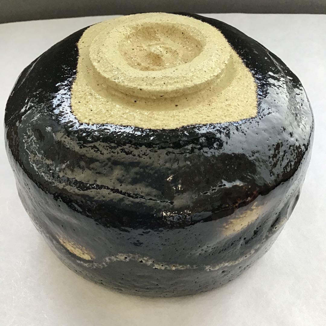 茶道具　黒茶盌　幕釉黒楽　小川裕起夫(長楽の息子)作　共箱　S5CW