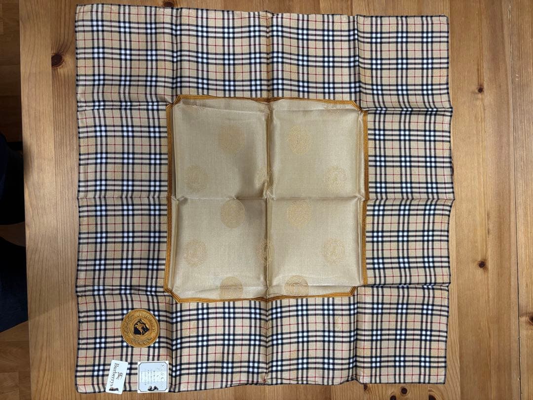 s*認様 Burberry's シルク＆コットン大判ハンカチ 4枚セット