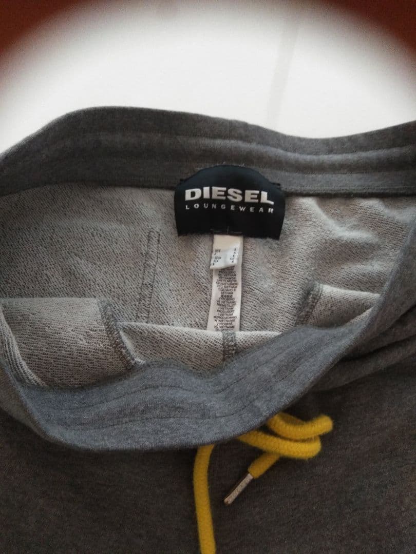ディーゼルDIESEL スウエットセットアップ上下ジャージＬグレー
