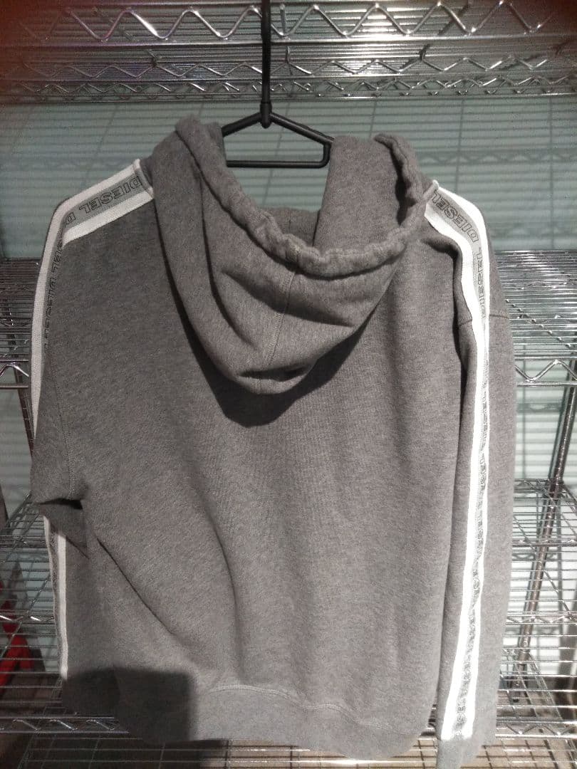 ディーゼルDIESEL スウエットセットアップ上下ジャージＬグレー