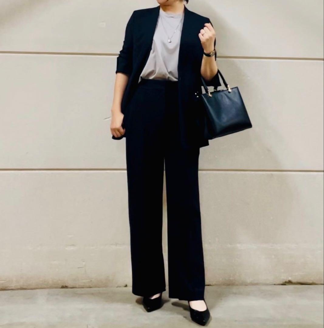 【新品】PLST ハイストレッチトリコット カラーレスジャケット S プラステ