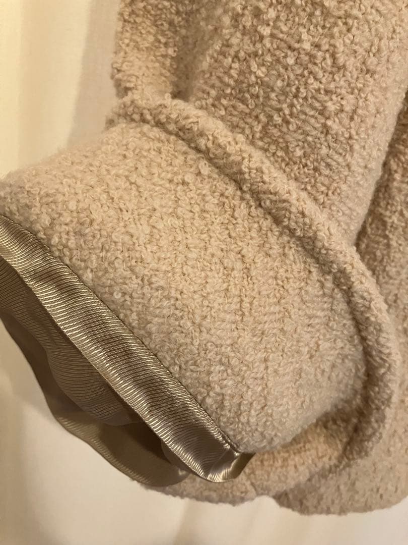 専用品GUCCI ソフトブークレ　ツイードジャケットコート　サイズ36 美品