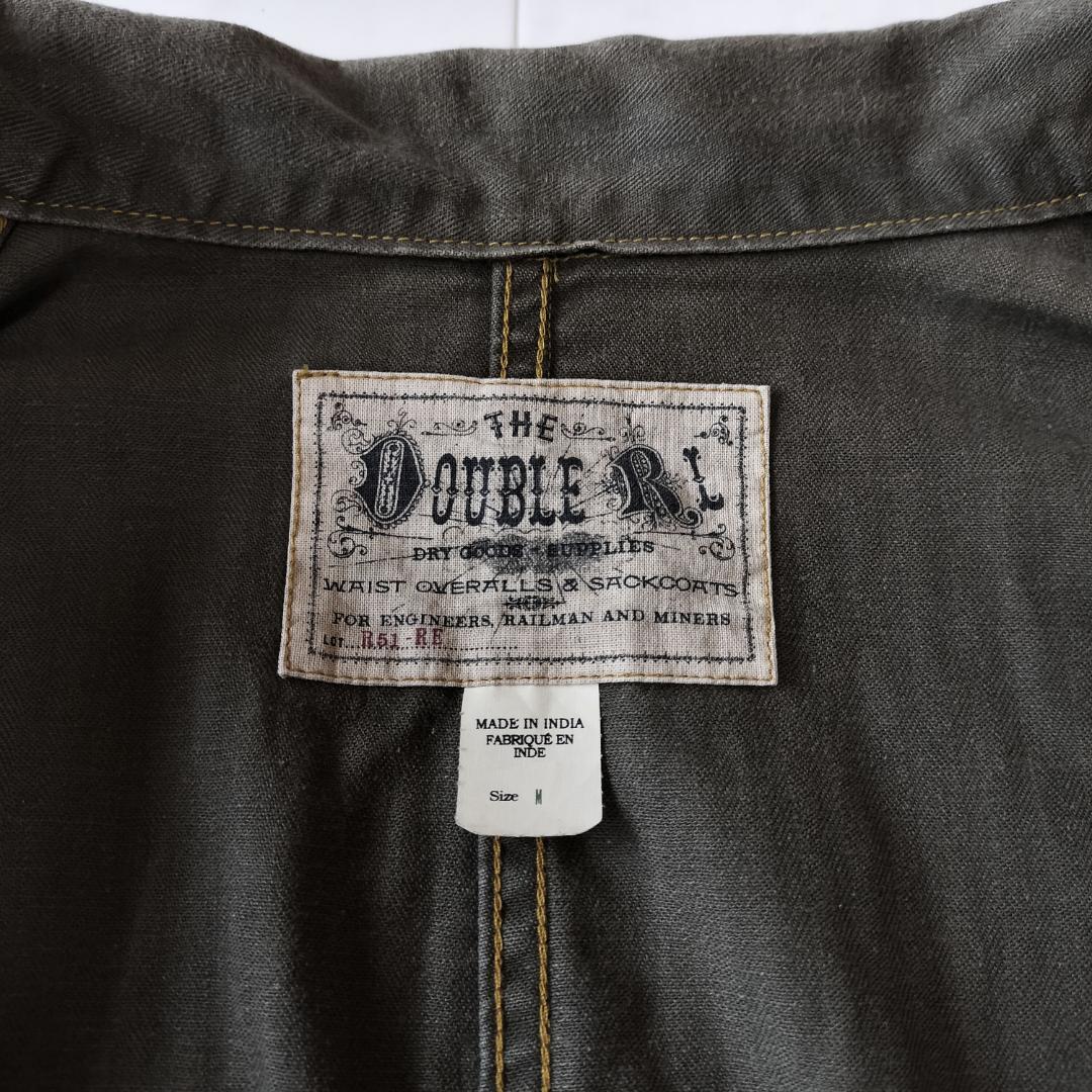 RRL 23SS ヘリンボーンツイルチョアジャケット M カバーオール リネン