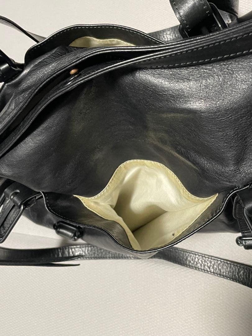 パトリックステファン 初期型 アトリエバッグ 馬革 黒 日本製