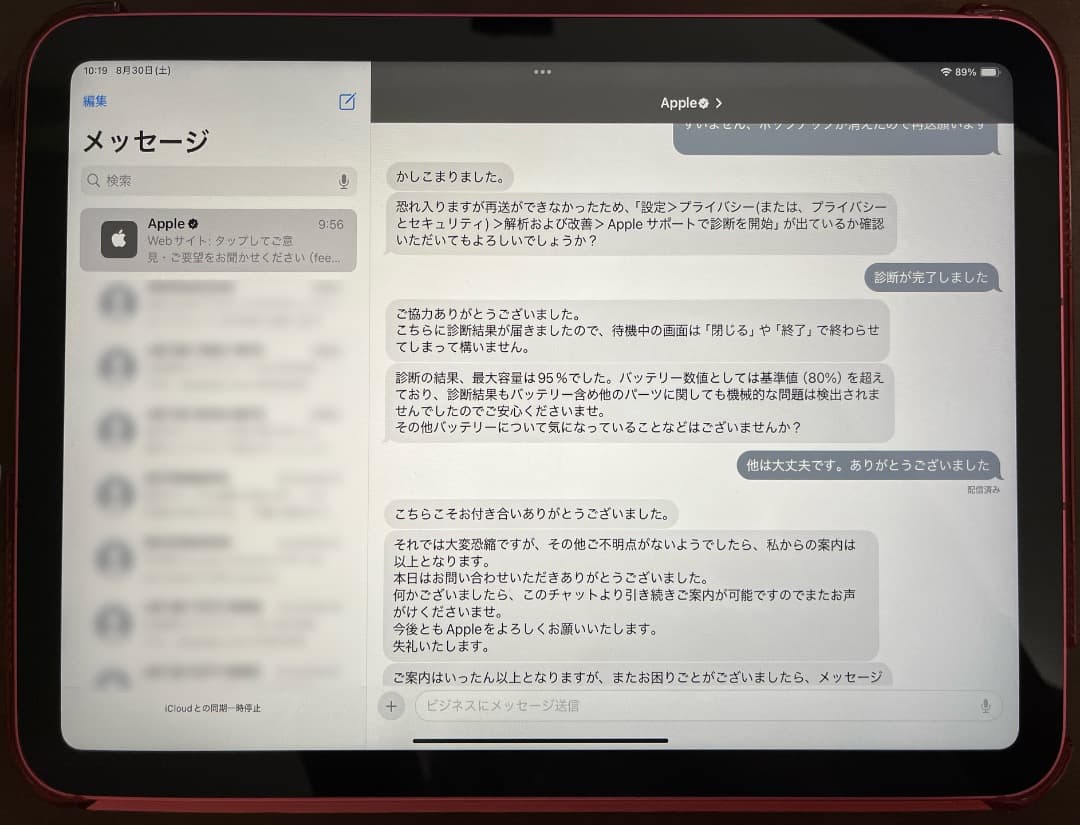 iPad 10世代 64GB Cellular ピンク SIMフリー 美品