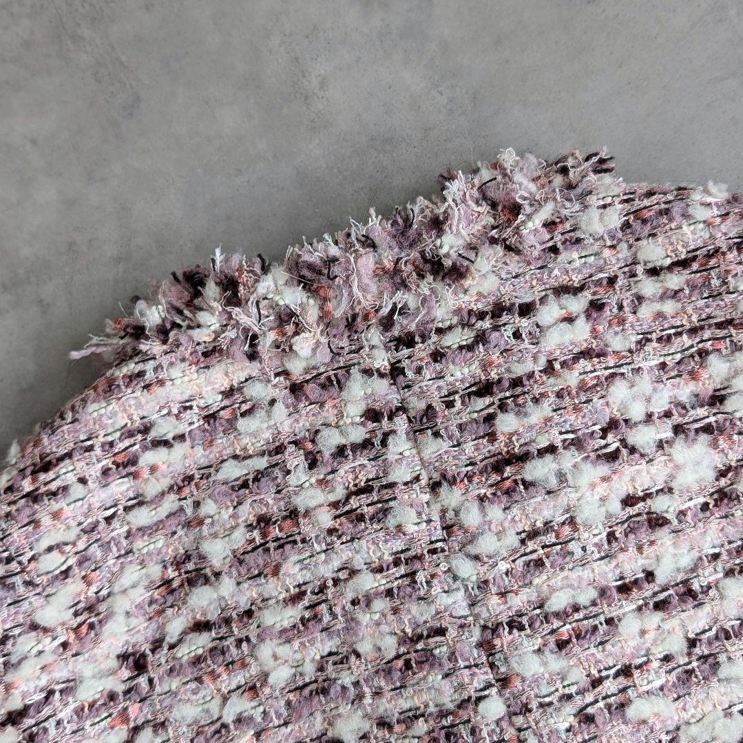 TOMORROWLAND ライラックファンシー フリンジカラーレスジャケット